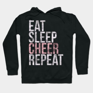 Eat Sleep Cheer Repeat Cheerleading Hoodie